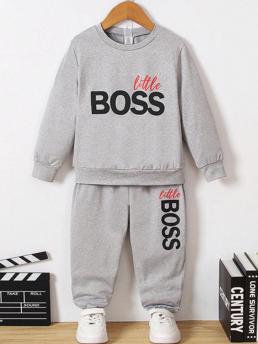 STINITY Grey Cotton Blend Clothing Set-image-35