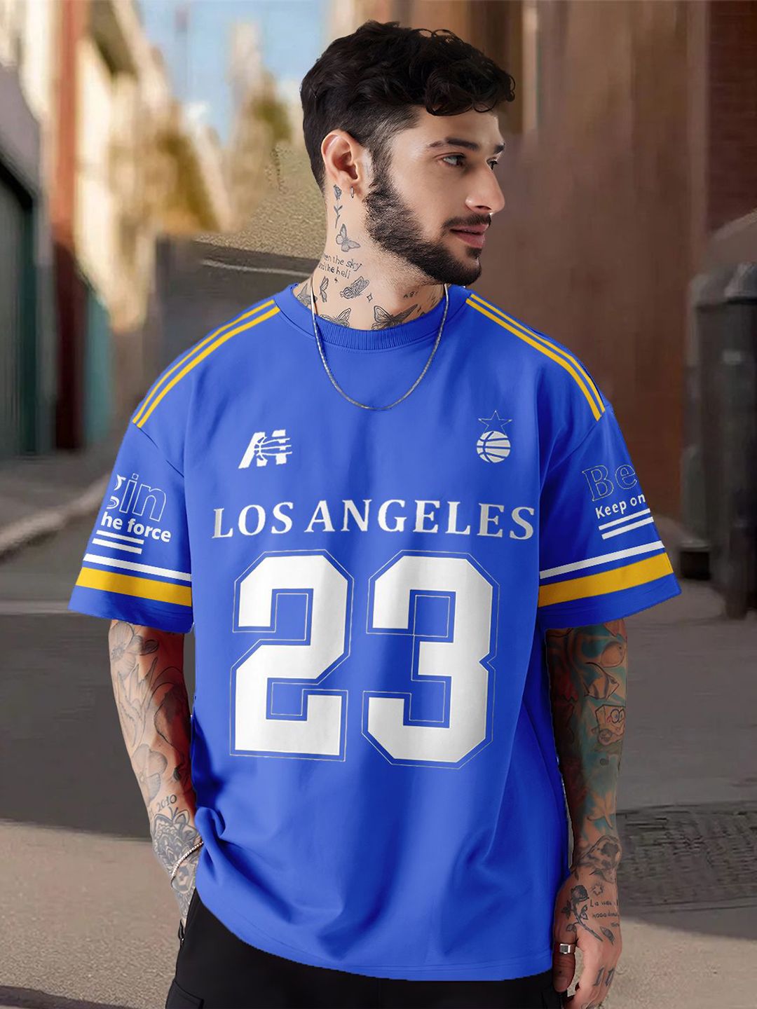 Force Men Typography Printed Round Neck Relaxed Fit T-shirt-picture-33