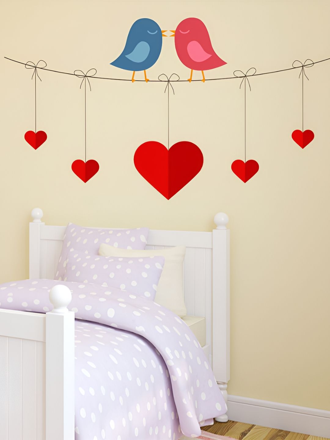 LANSTICK Red & Black Printed Matte-Finished Splash-Proof Eco-Friendly Wallpaper-picture-21