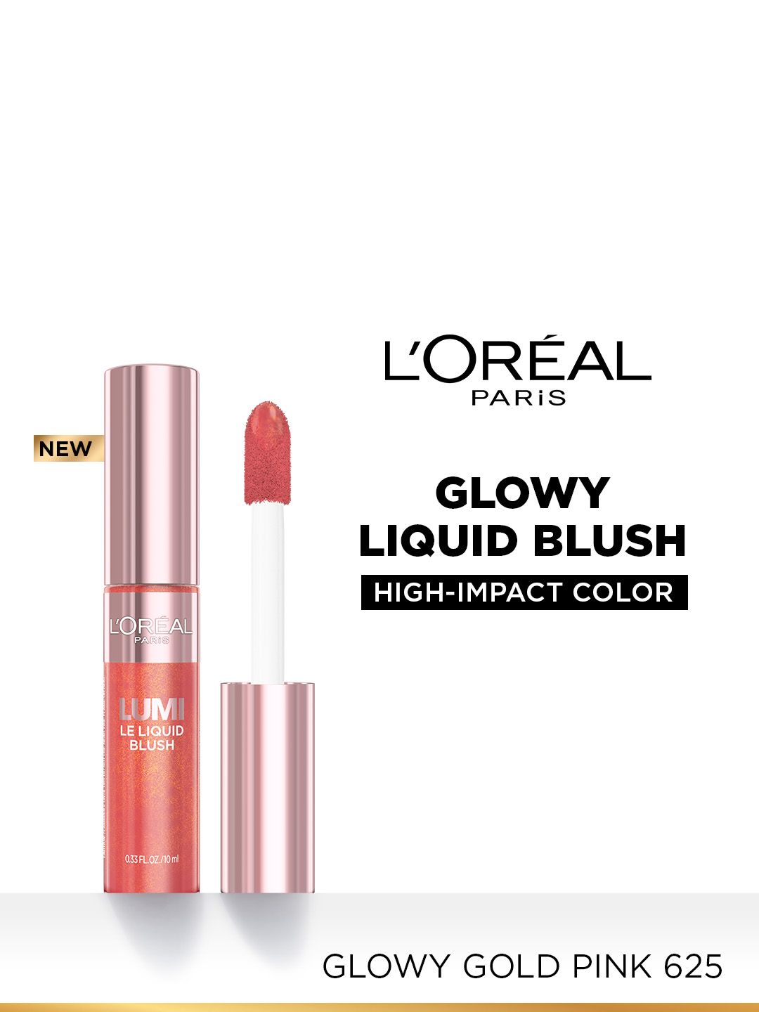 LOreal Lumi Le Liquid Radiant & Glowy Finish Blush 10g - Gold Pink 625-picture-11
