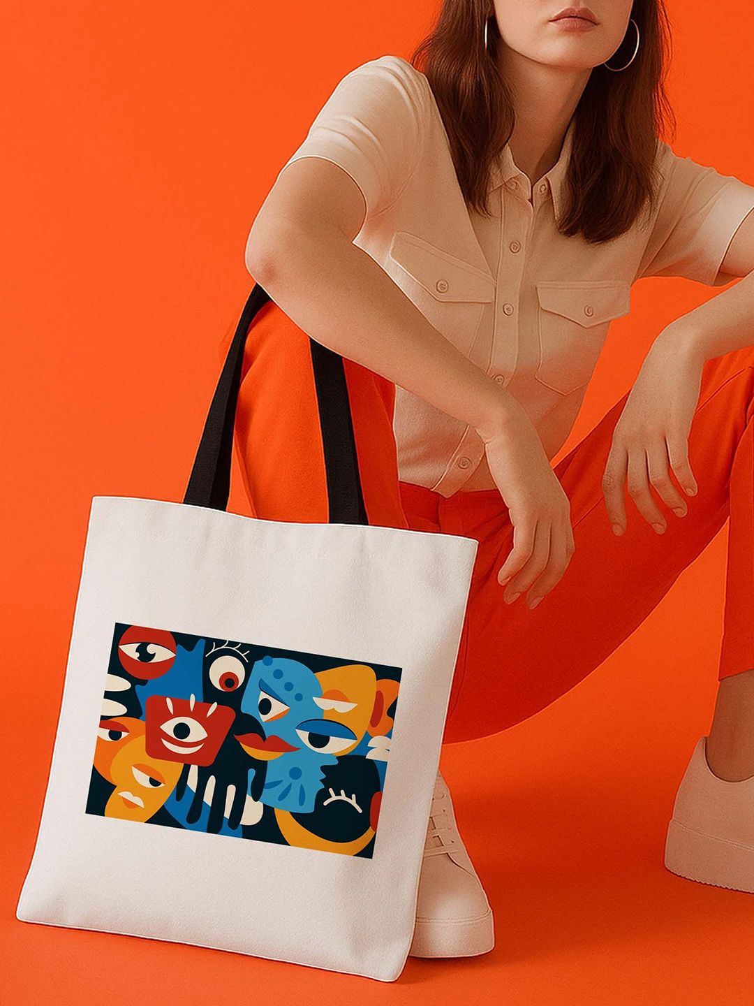 ARTBUG Printed Shopper Tote Bag-picture-15