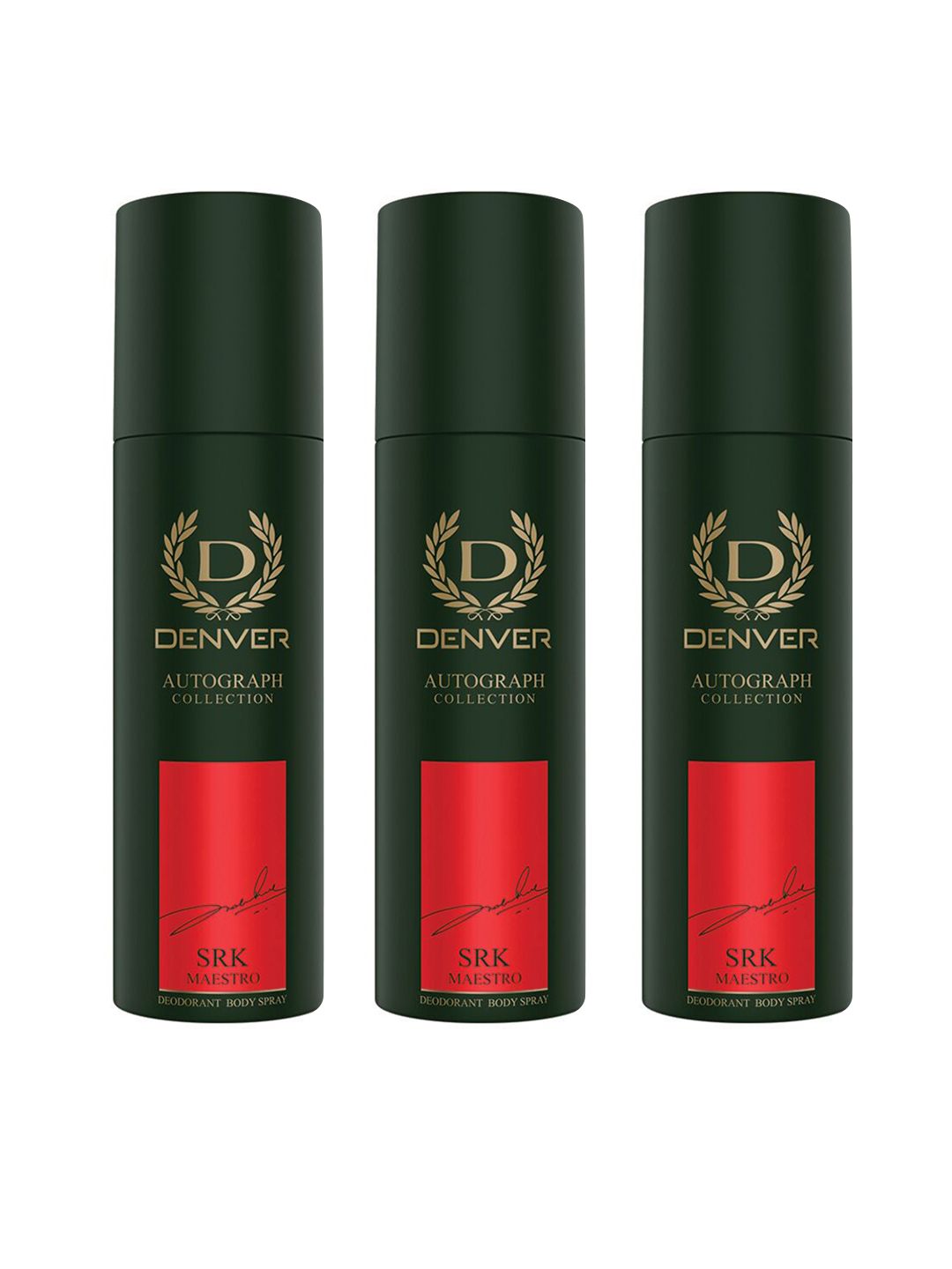 Denver Men Set Of 3 SRK Maestro Autograph Collection Deodorants - 140 ml Each-picture-49