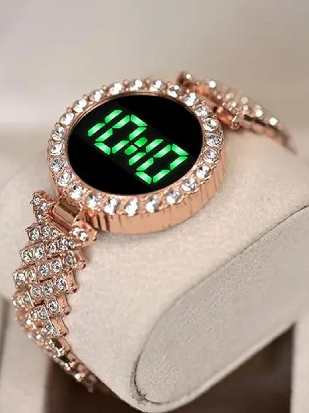 SELLORIA Women Embellished Dial Digital Watch Diamond Design Digital Watch for women-image-26