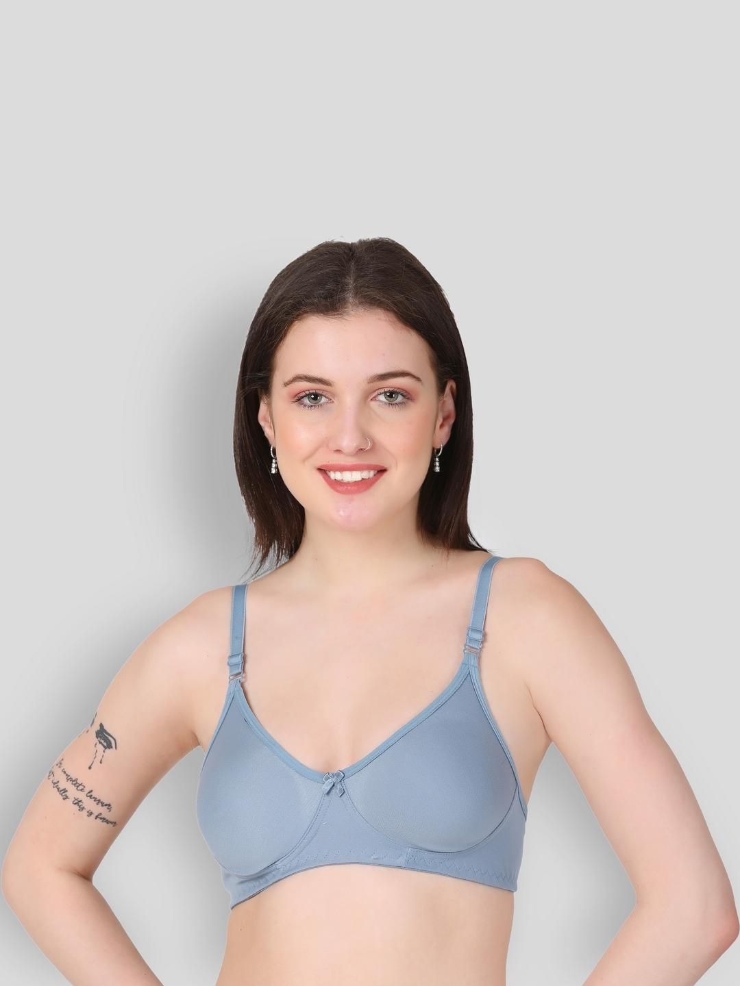 Famup Non Padded Bra Full Coverage-image-2