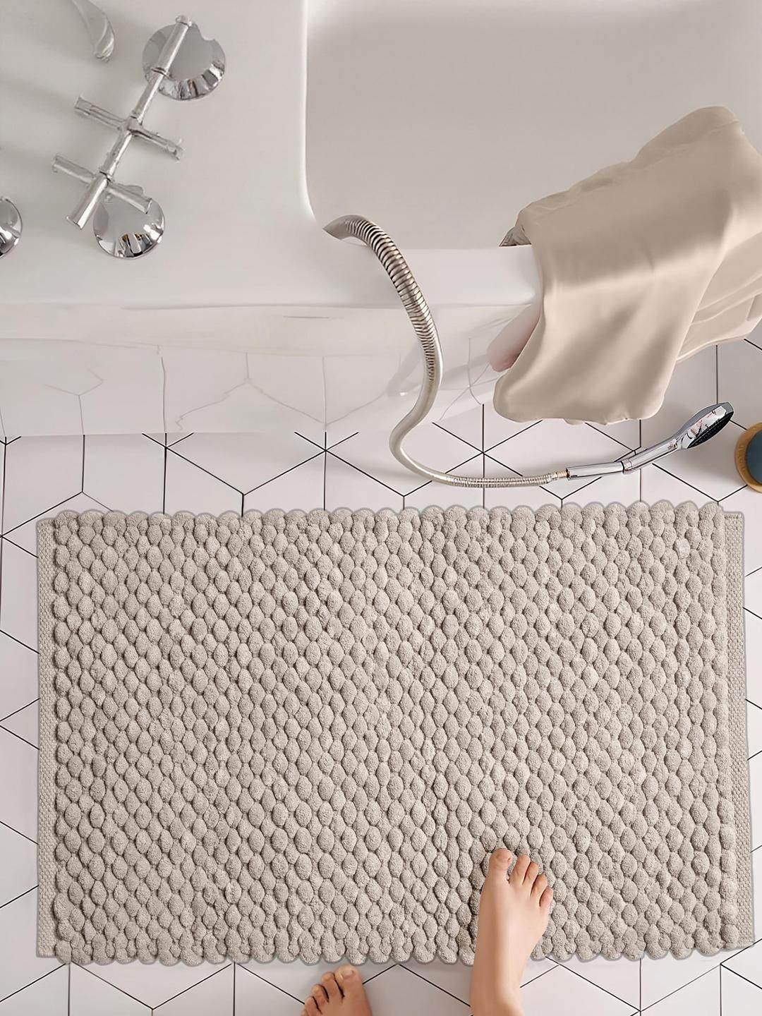 Homzz Beige Anti-Skid Chenille Floor Mat-image-27
