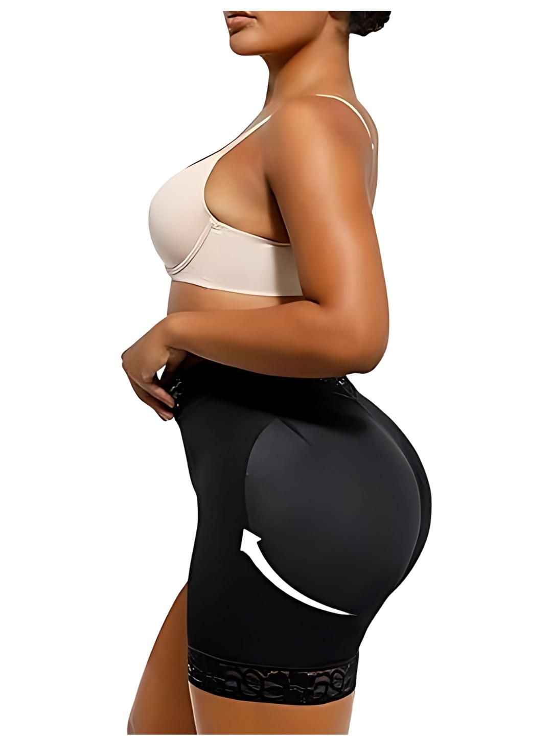 Kilvis Black High-Rise Polyester Shapewear-image-21