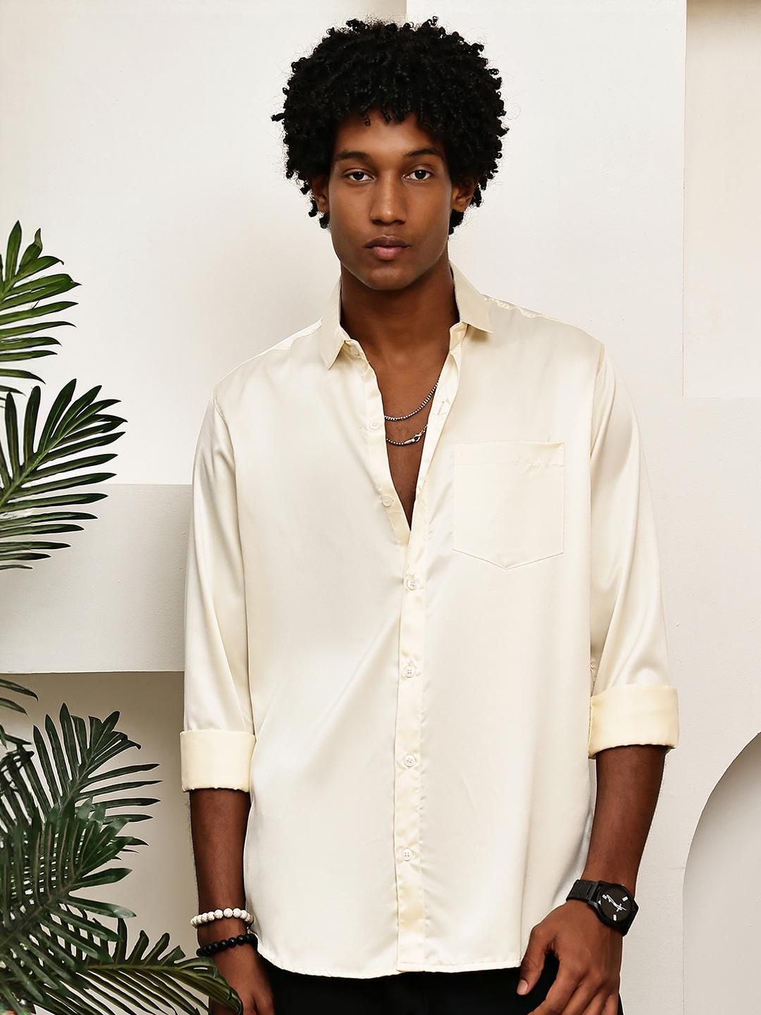 Blezza Men Solid Cotton Shirts-picture-39