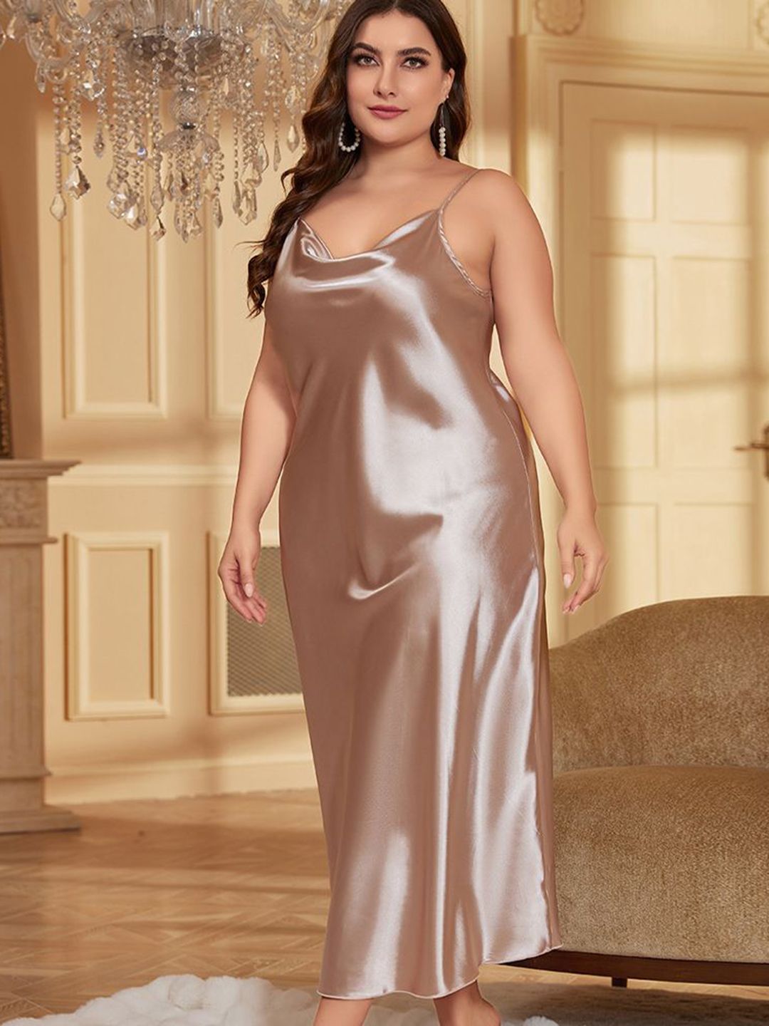 Sztori Women Plus Size Sleeveless Nightdress-picture-25