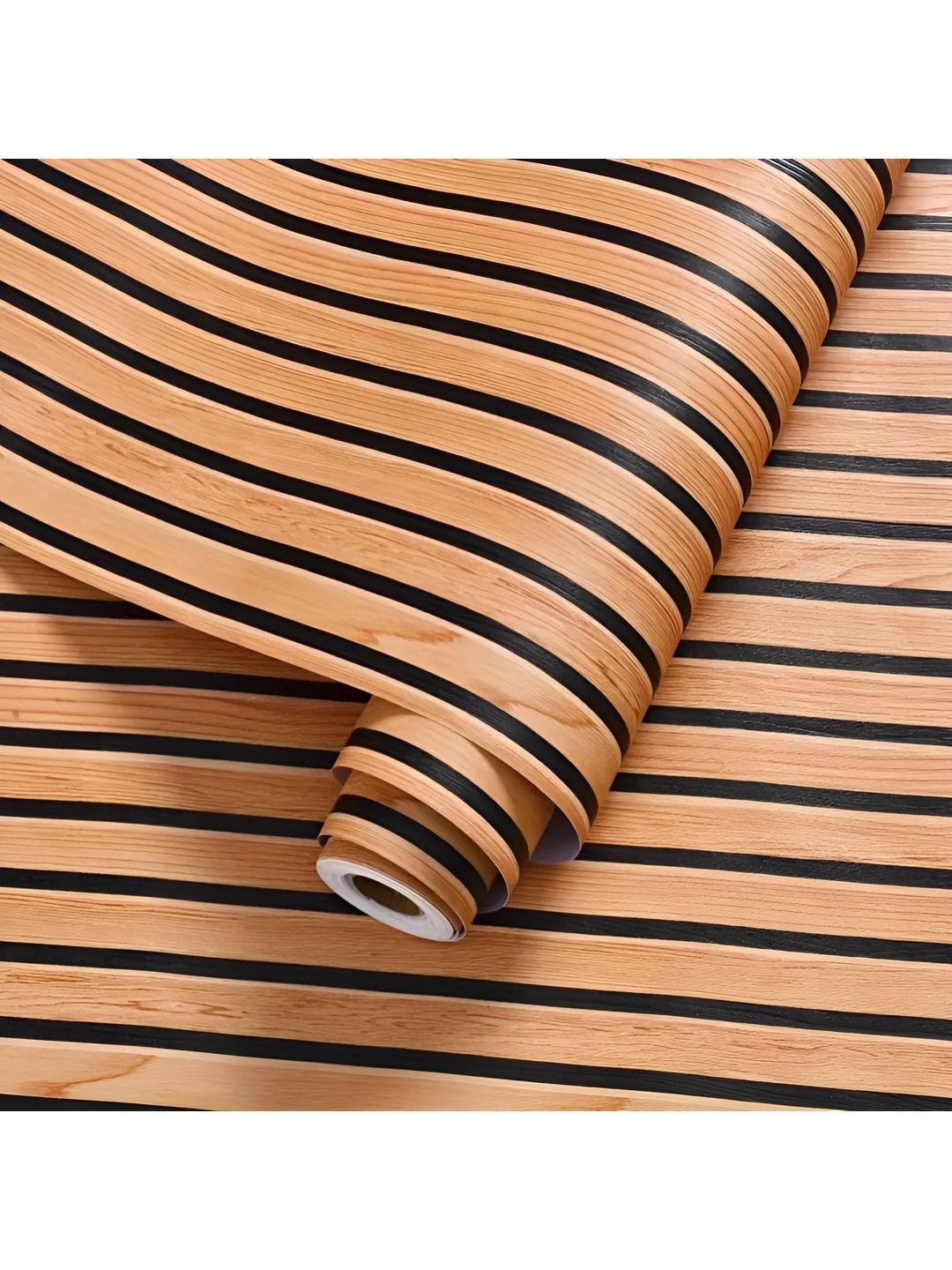 Aura Brown Printed Self-Adhesive Wallpaper-picture-30