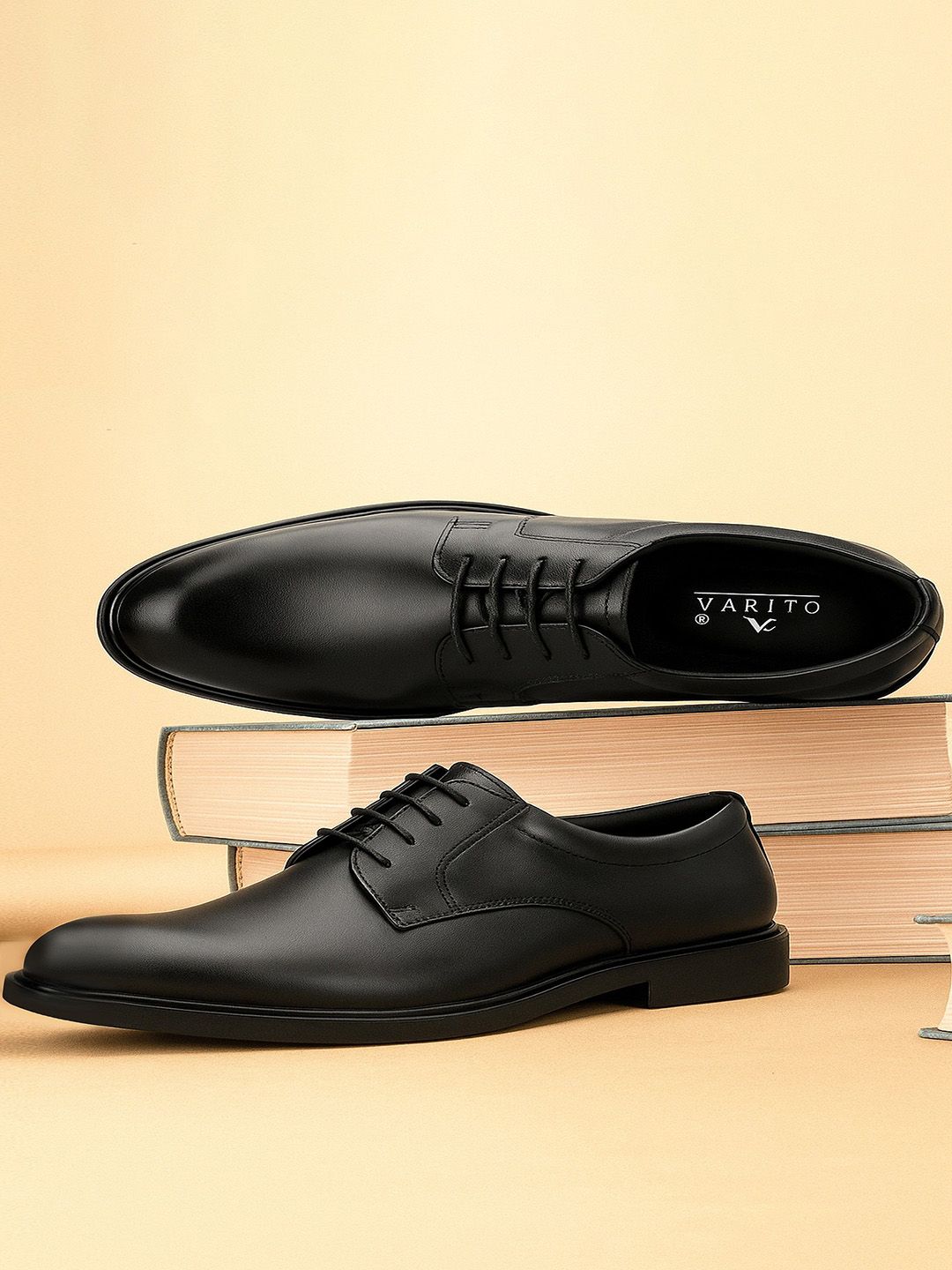 Varito Men Leather Formal Derbys-image-32