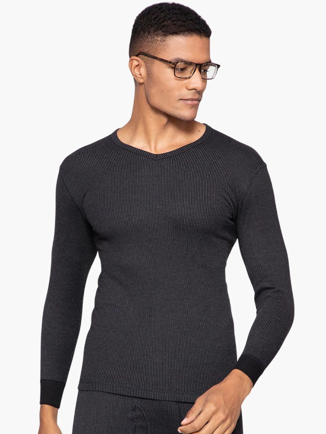 Sporto by Macho Pack Of 2 V Neck Full Sleeves Thermal Tops-picture-28