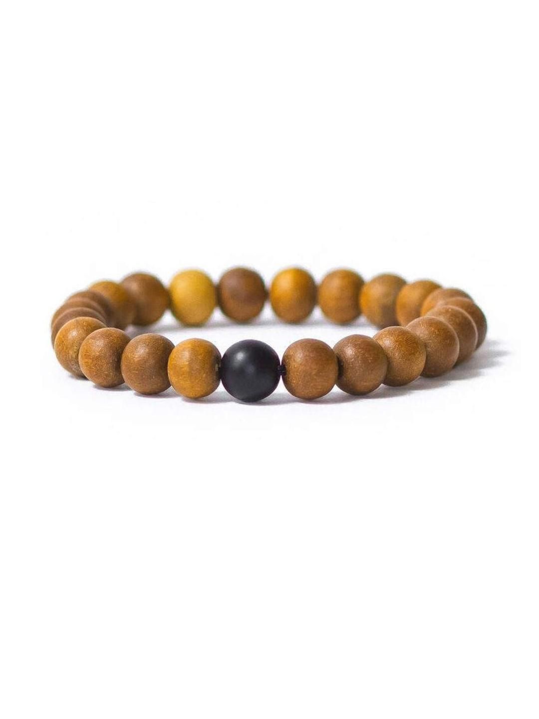 EDMIRIA Unisex Brown Wood Bracelet-picture-41