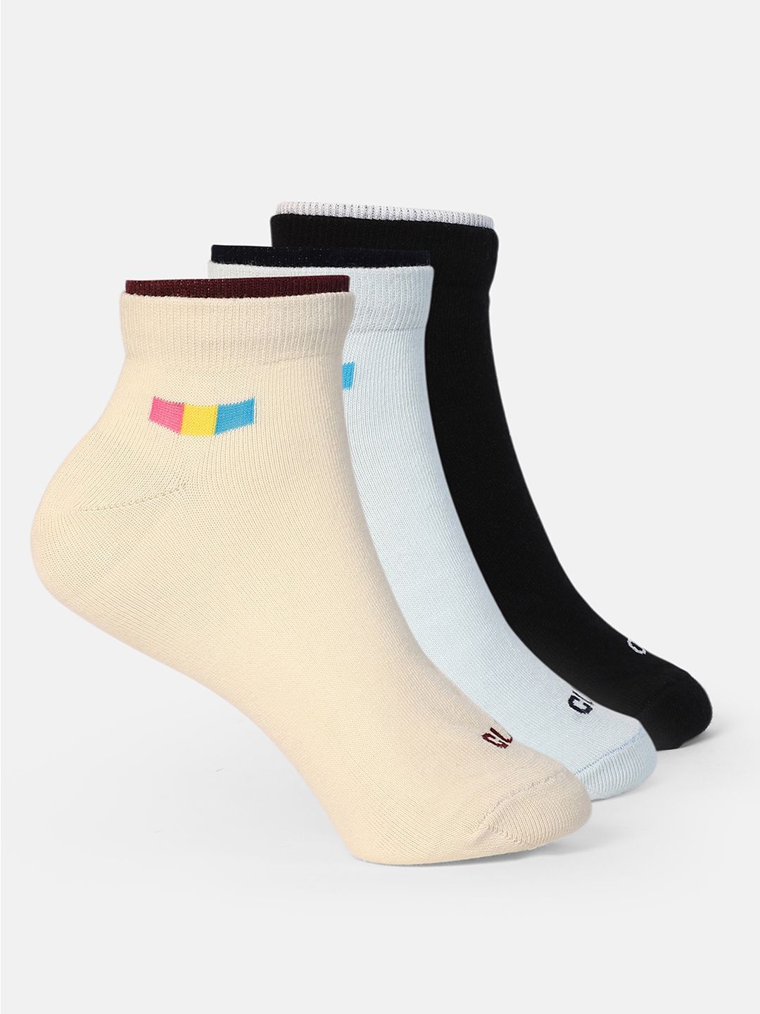 CULT Women Pack Of 3 Ankle-length Socks-picture-58