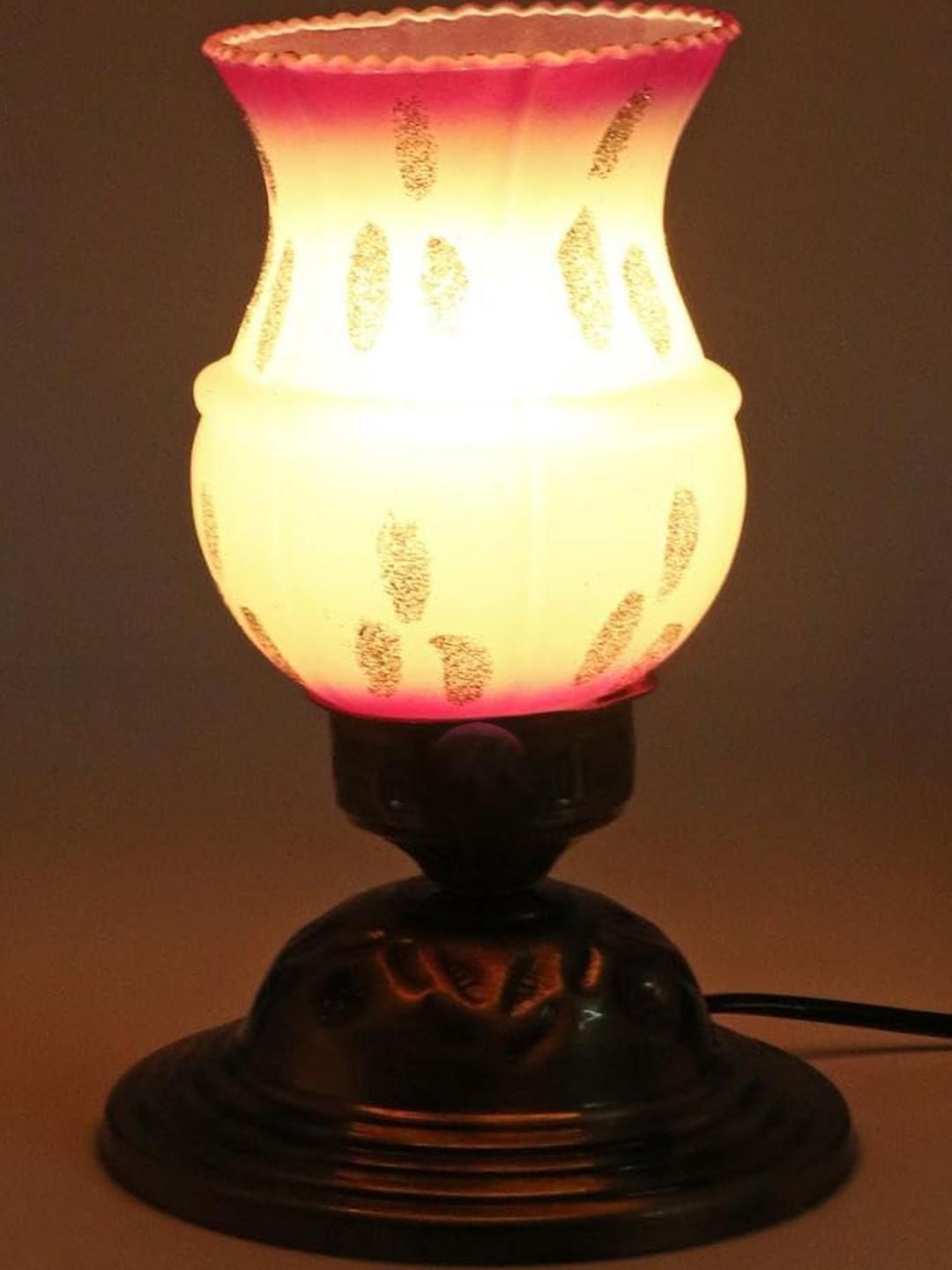 SOMIL Decorative Glass Shade Table Lamp-picture-24