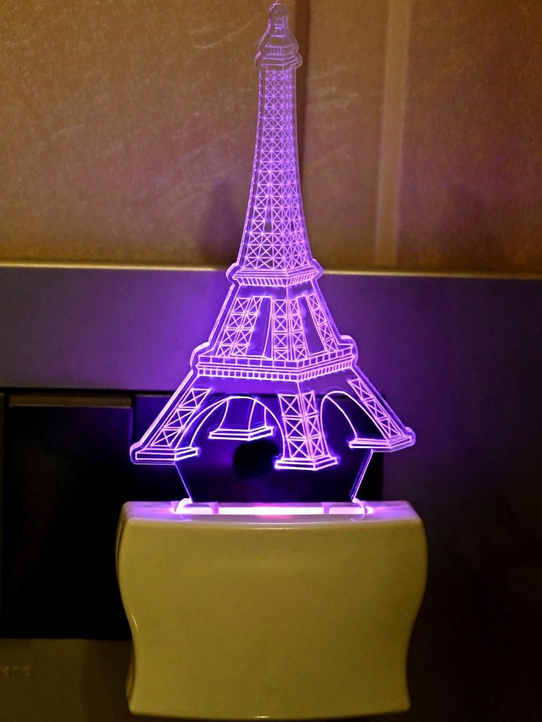 SOMIL White & Purple Printed Glass Abstract Shaped Shaped Wall Lamp-image-36