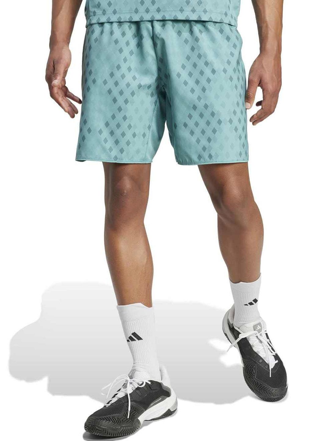 ADIDAS Club Graph Short Men Checked Shorts-picture-32