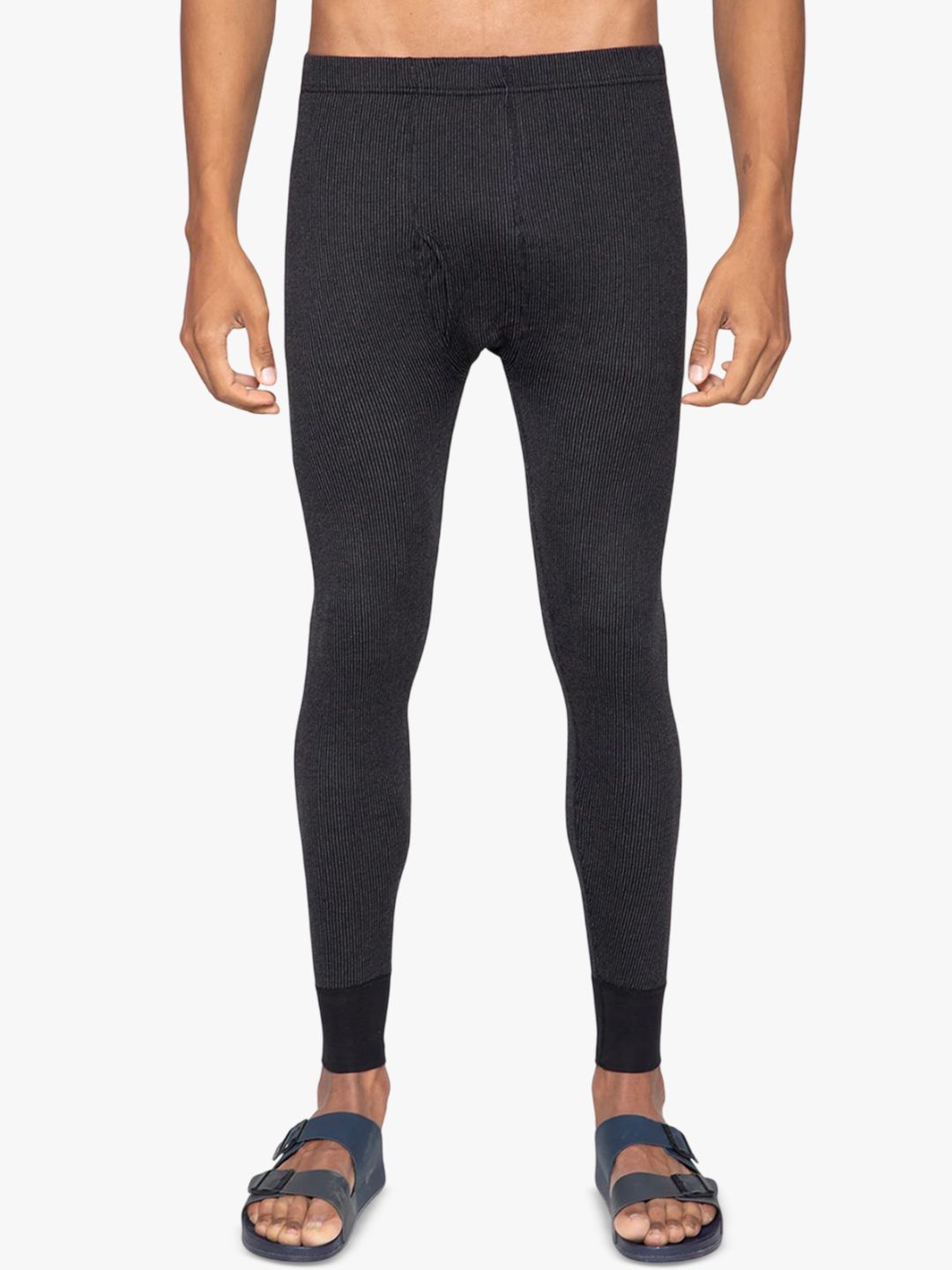 Sporto By Macho Men Striped Snug-Fit Ultra Thin Thermal Bottoms-picture-12