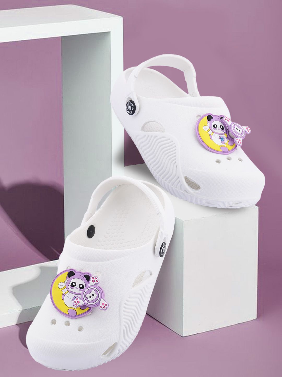 PASSION PETALS Unisex Kids Textured Clogs-picture-23