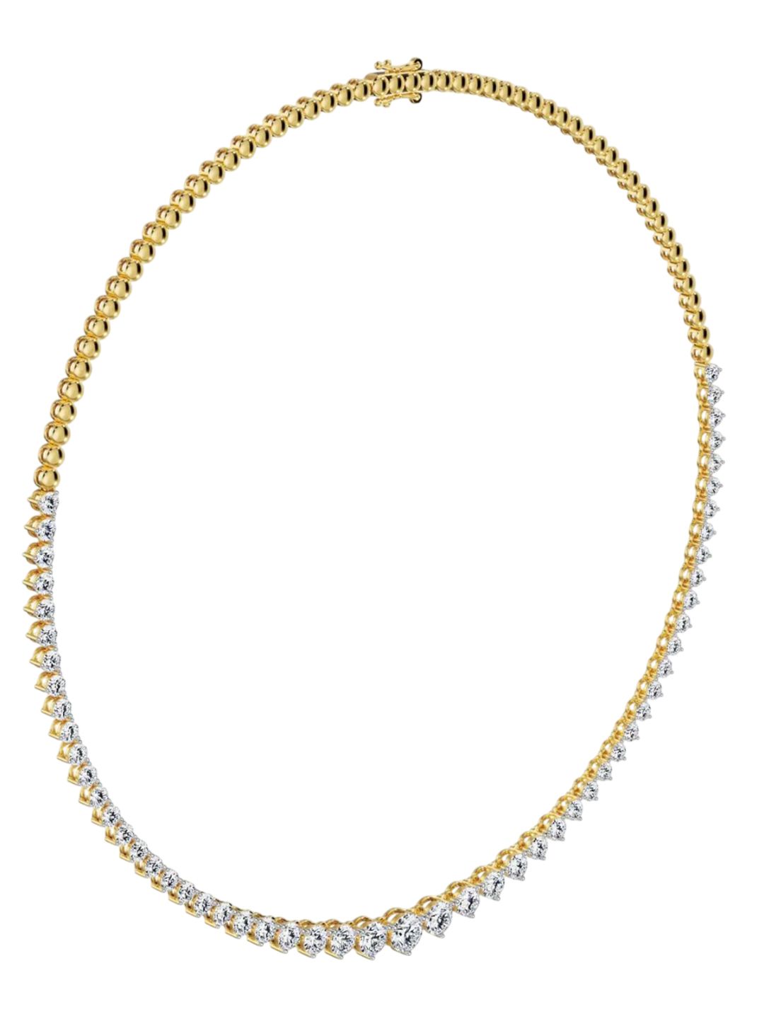 Emori 18Kt Lab Grown Diamond Tennis Necklace-picture-39
