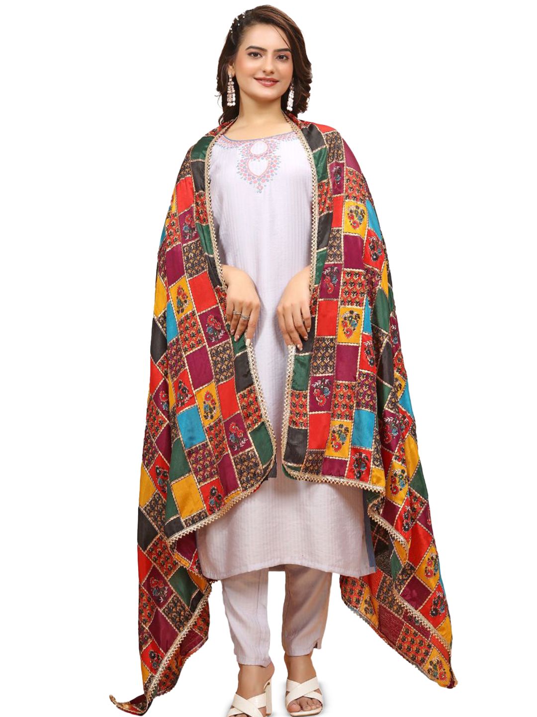 Kemza Ethnic Motifs Printed Dupatta-picture-19