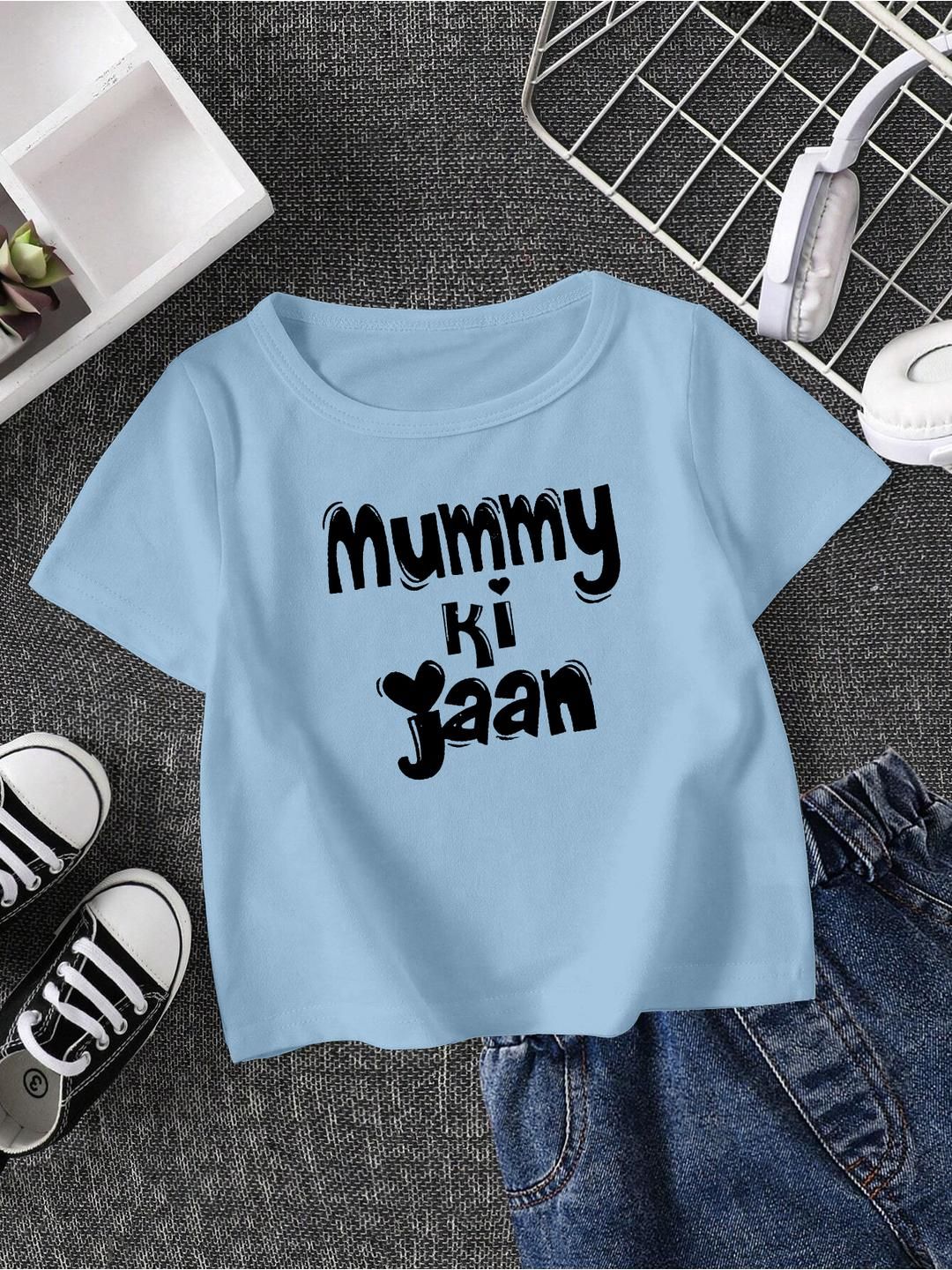 FIONAA TRENDZ FIONAA TRENDZ Kids Typography Printed T-shirt