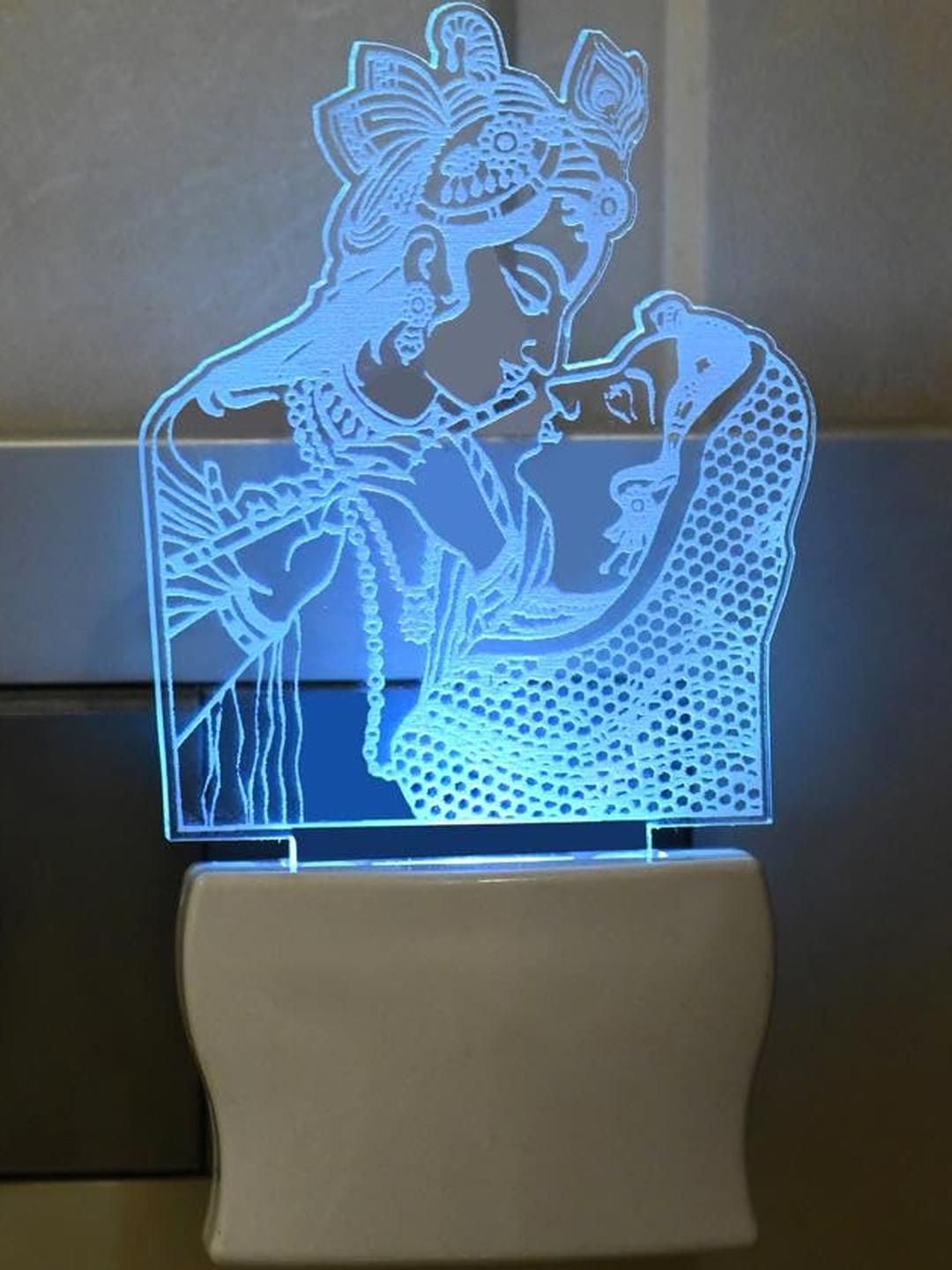 SOMIL Transparent & White Textured Glass Wall Lamp-image-42