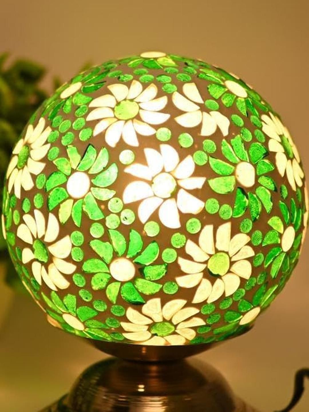 SOMIL Green Glass Cylinder Table Lamps-picture-30