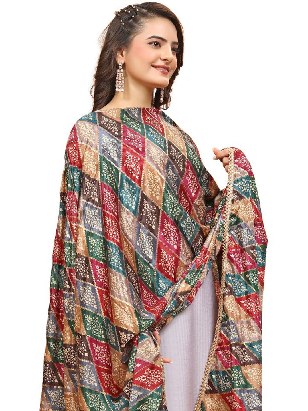 Kemza Ethnic Motifs Printed Dupatta-picture-20