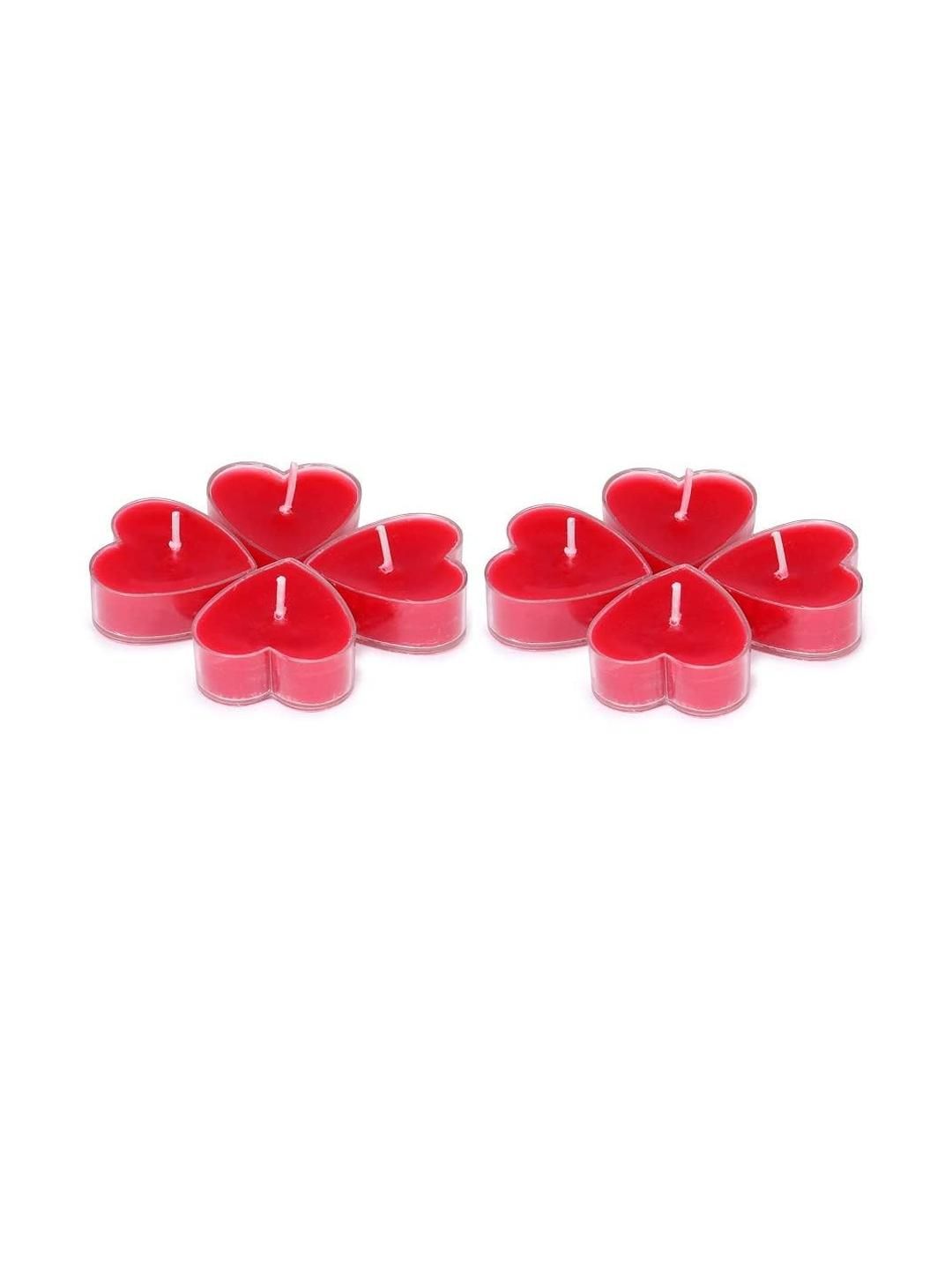 SOMIL Red 8 Pieces Tea Light Candle-picture-17