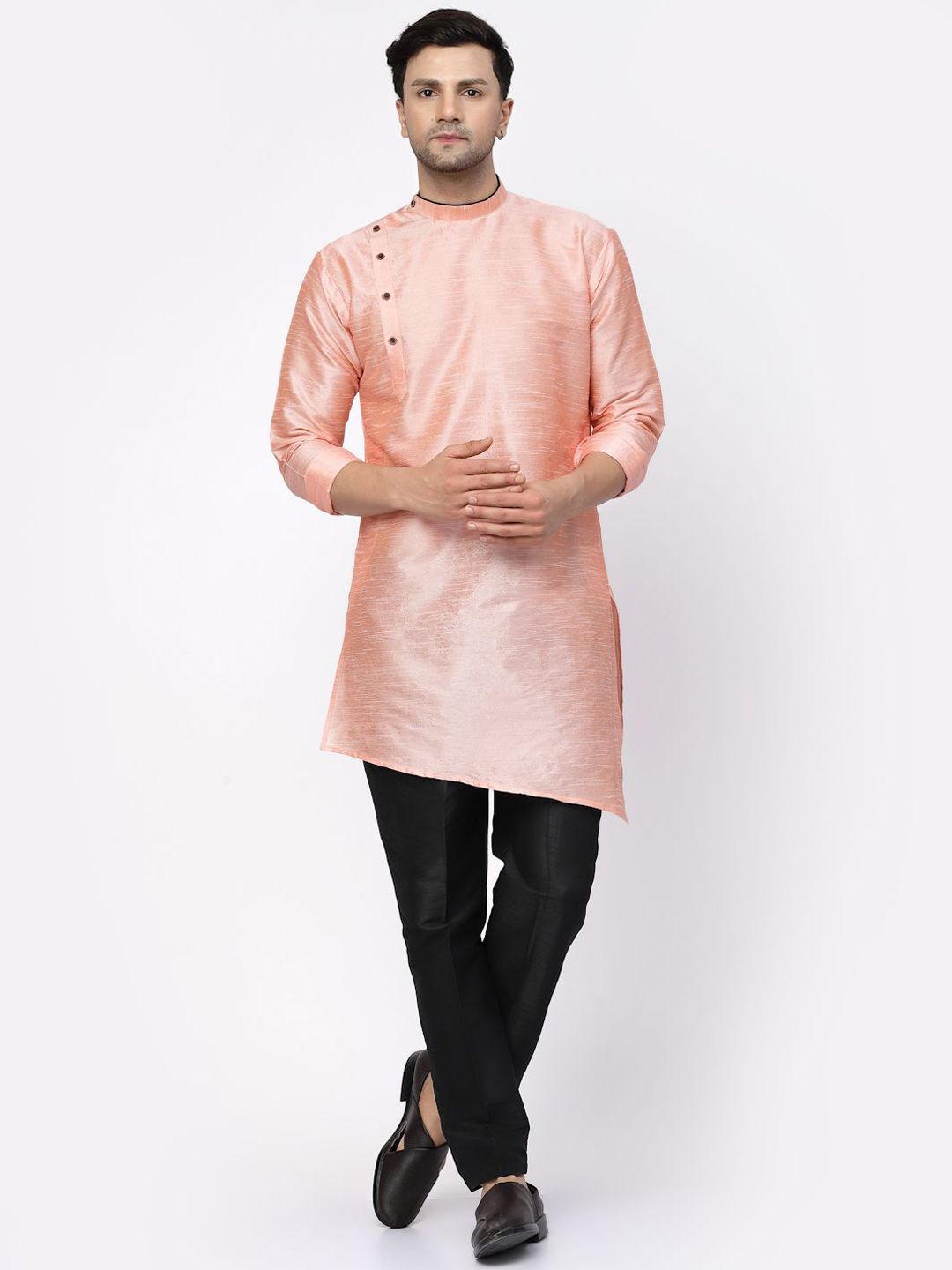 TS LIFESTYLE Men Regular Dupion Silk Kurta with Pyjamas-picture-53