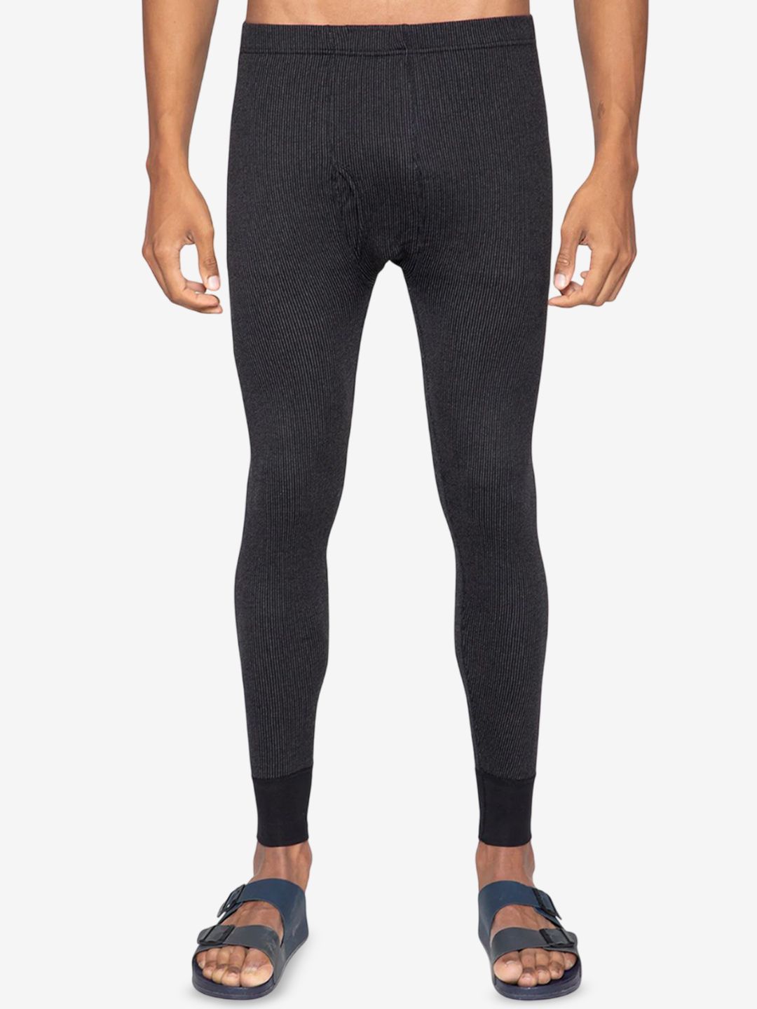 Sporto By Macho Men Striped Snug-Fit Ultra Thin Thermal Bottoms-picture-25