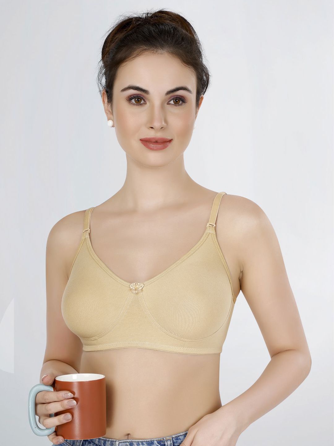 inner amour Medium Coverage Non Padded T-shirt  Bra