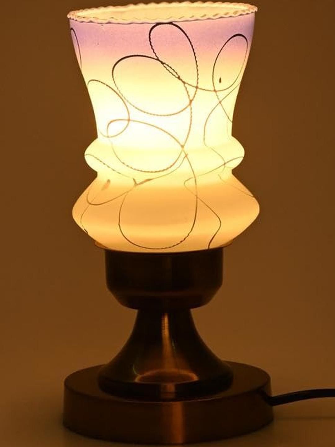 SOMIL White Glass Cylinder Table Lamps-picture-37