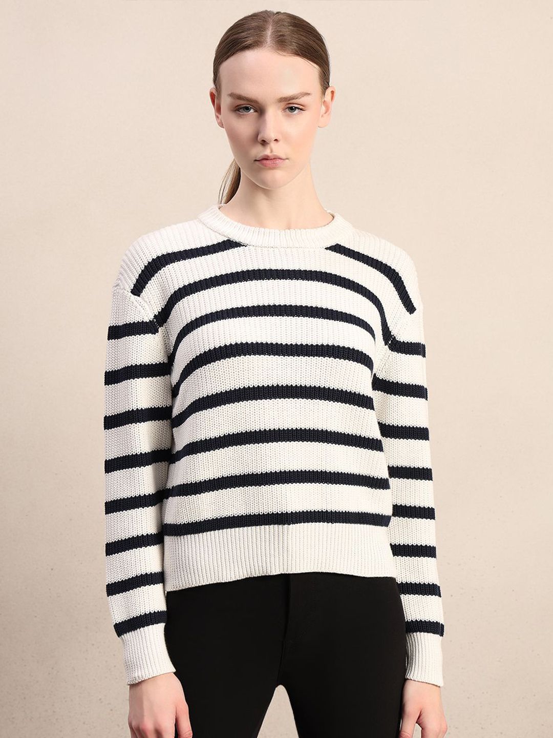 Vero Moda Women Striped Pullover Sweaters-picture-20