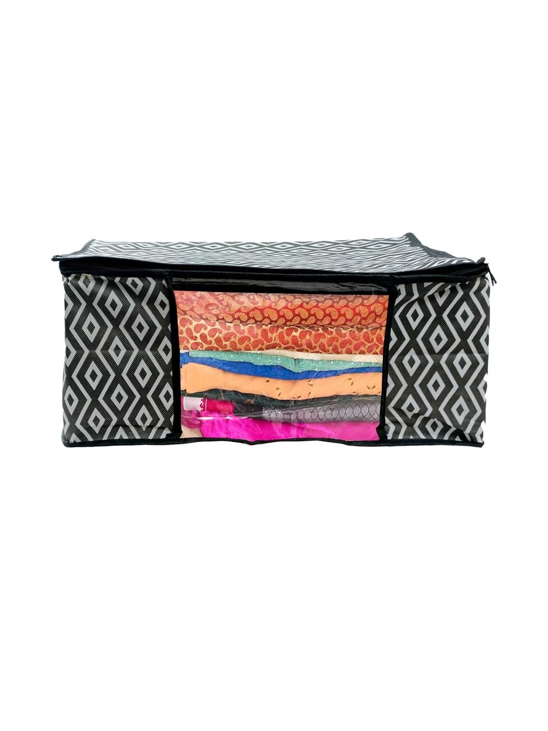 AMAK INC Black Fabric Multi-Utility Wardrobe Organisers-picture-38