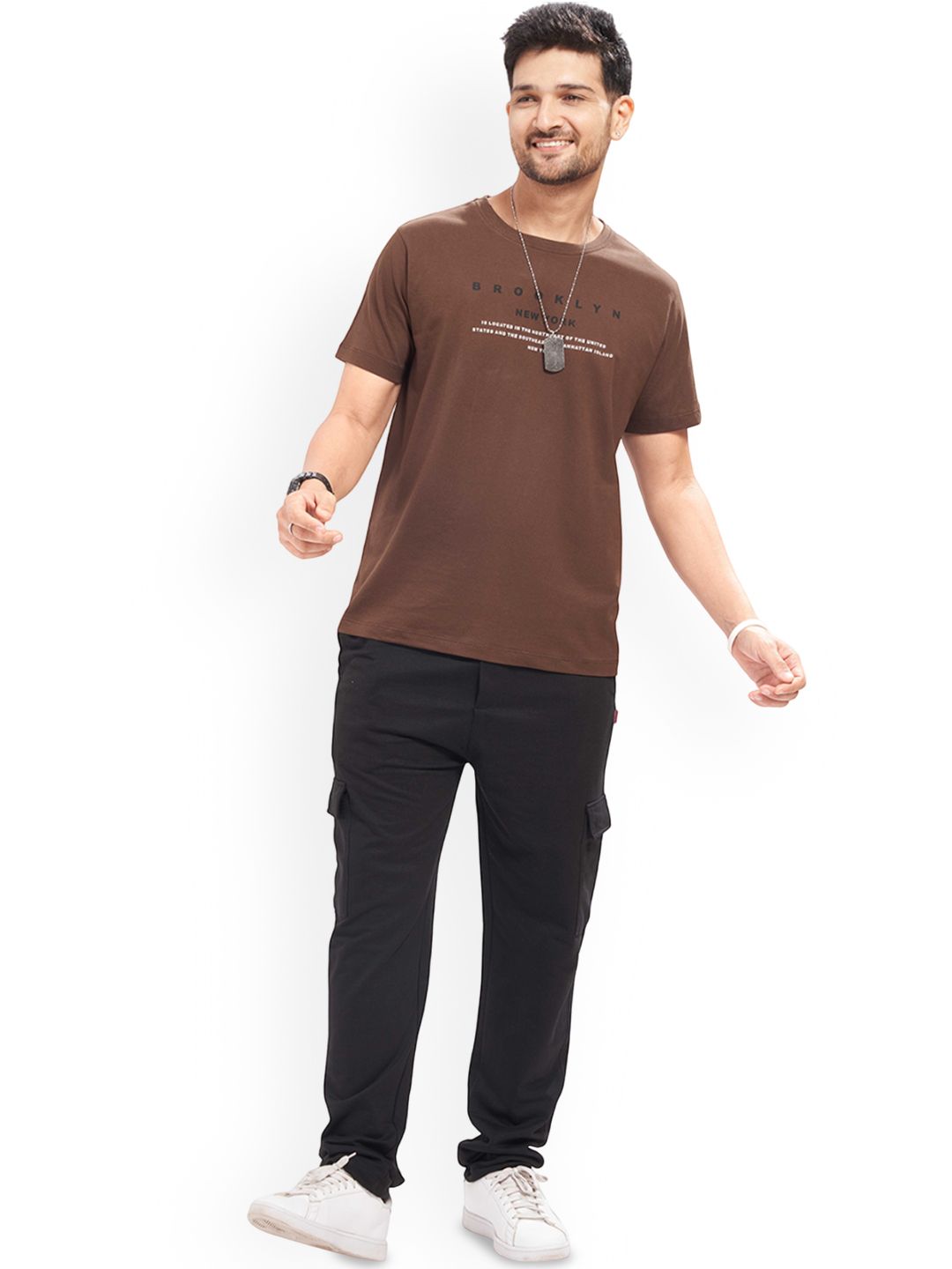 WEET Printed Pure Cotton T-Shirt & Trousers Co-Ords-picture-16