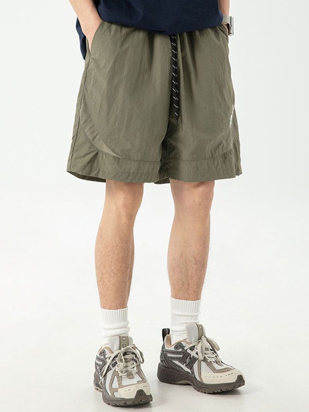 StyleCast x Revolte Men Typography Printed Regular Fit Mid-Rise Sports Shorts-picture-34