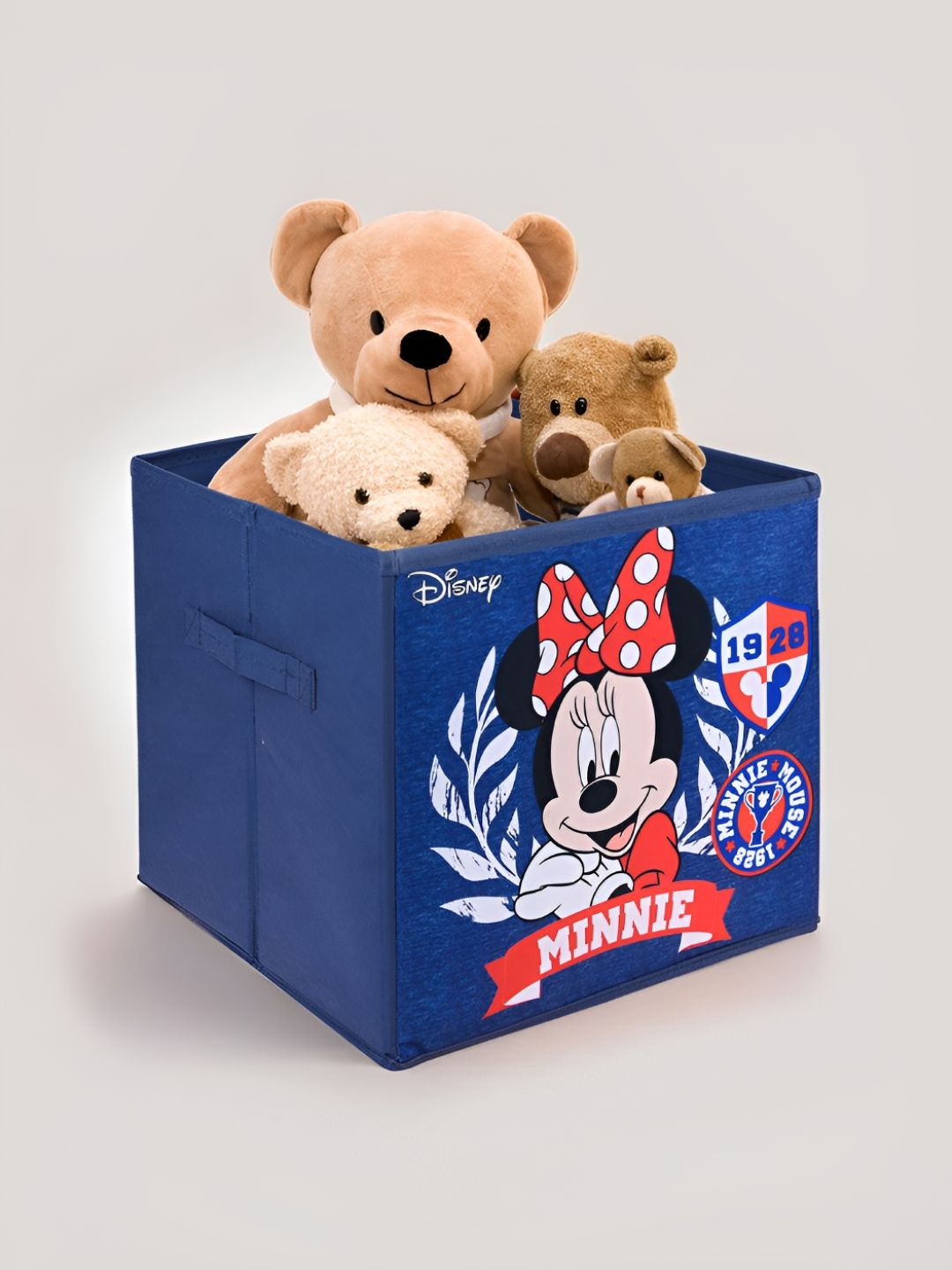 YK Navy Blue & Red Minnie Printed Storage Box Organiser-picture-15