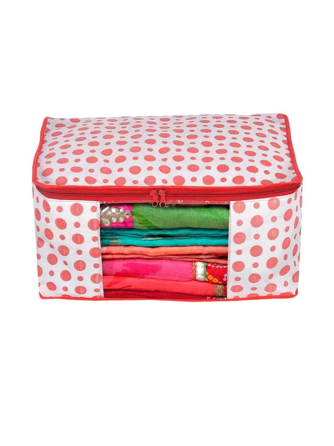 AMAK INC Red Fabric Multi-Utility Wardrobe Organisers-picture-34