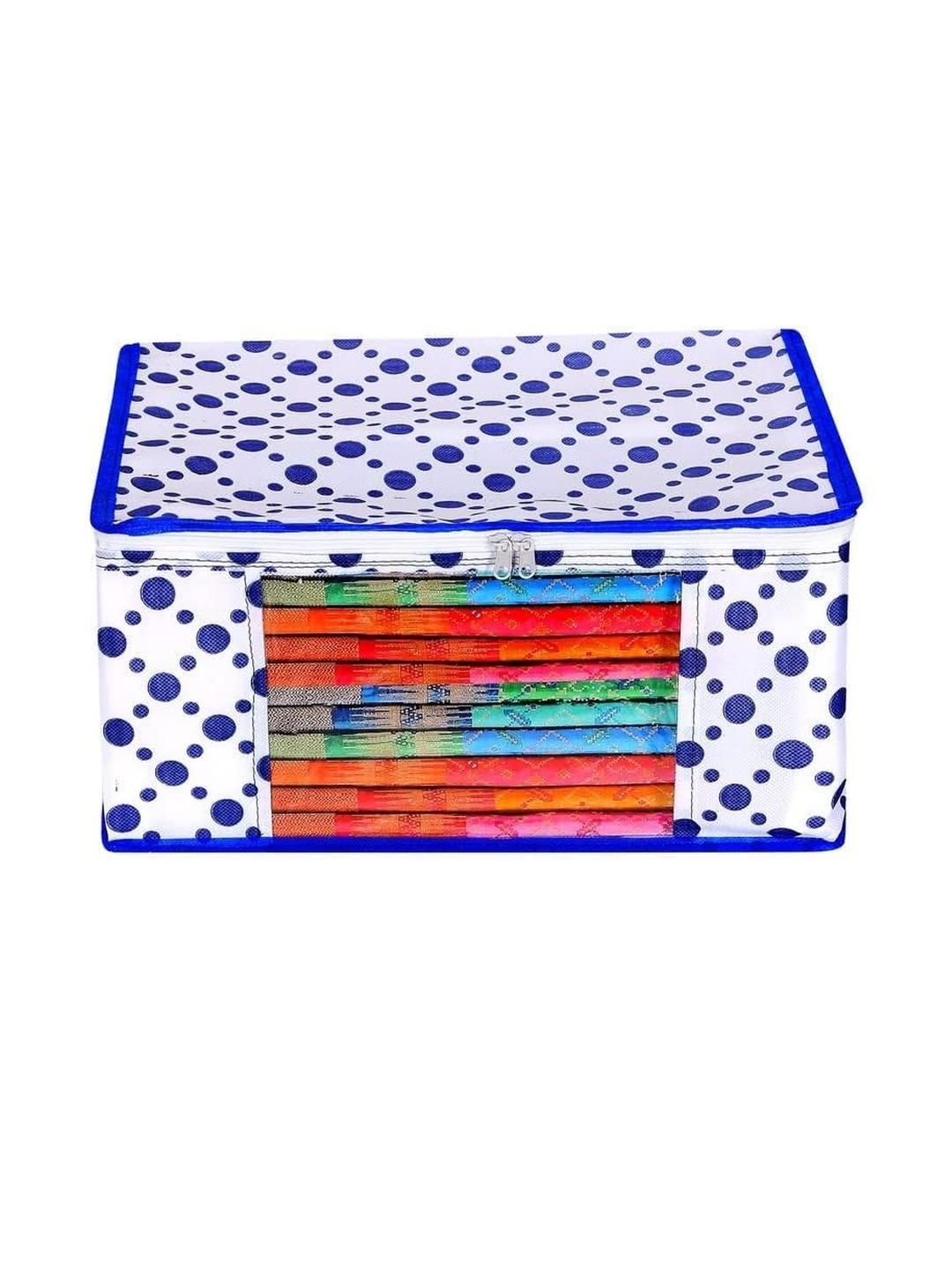 AMAK INC Blue Fabric Multi-Utility Wardrobe Organisers-picture-35