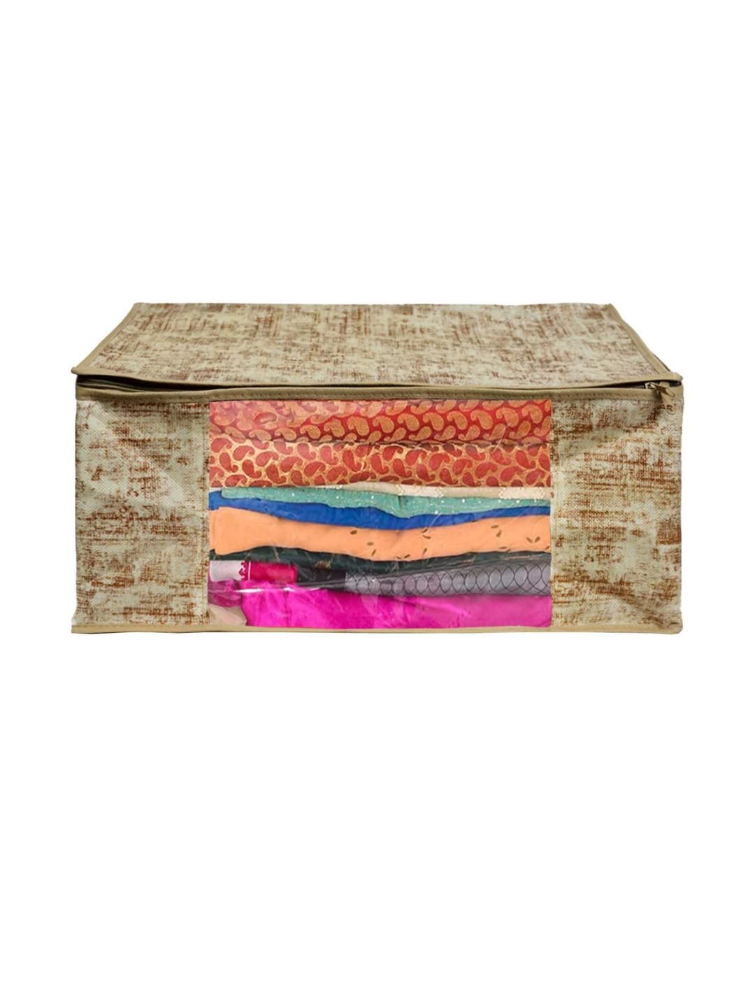 AMAK INC Beige Fabric Multi-Utility Wardrobe Organisers-picture-30