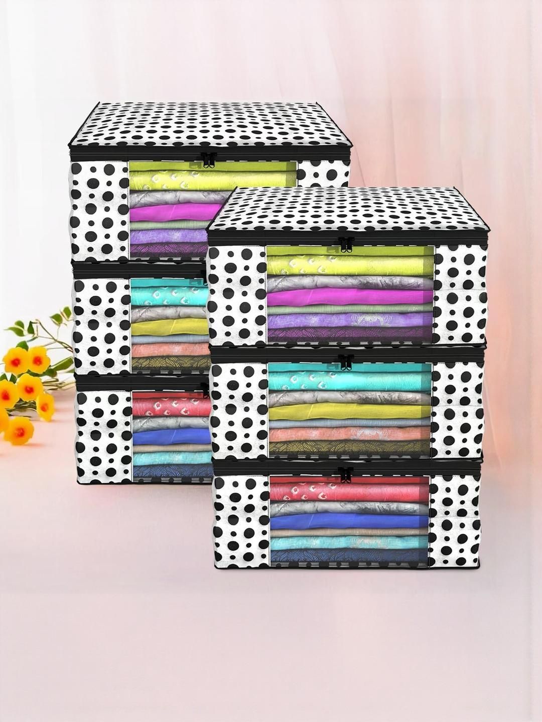 AMAK INC Black Fabric Multi-Utility Wardrobe Organisers-picture-23