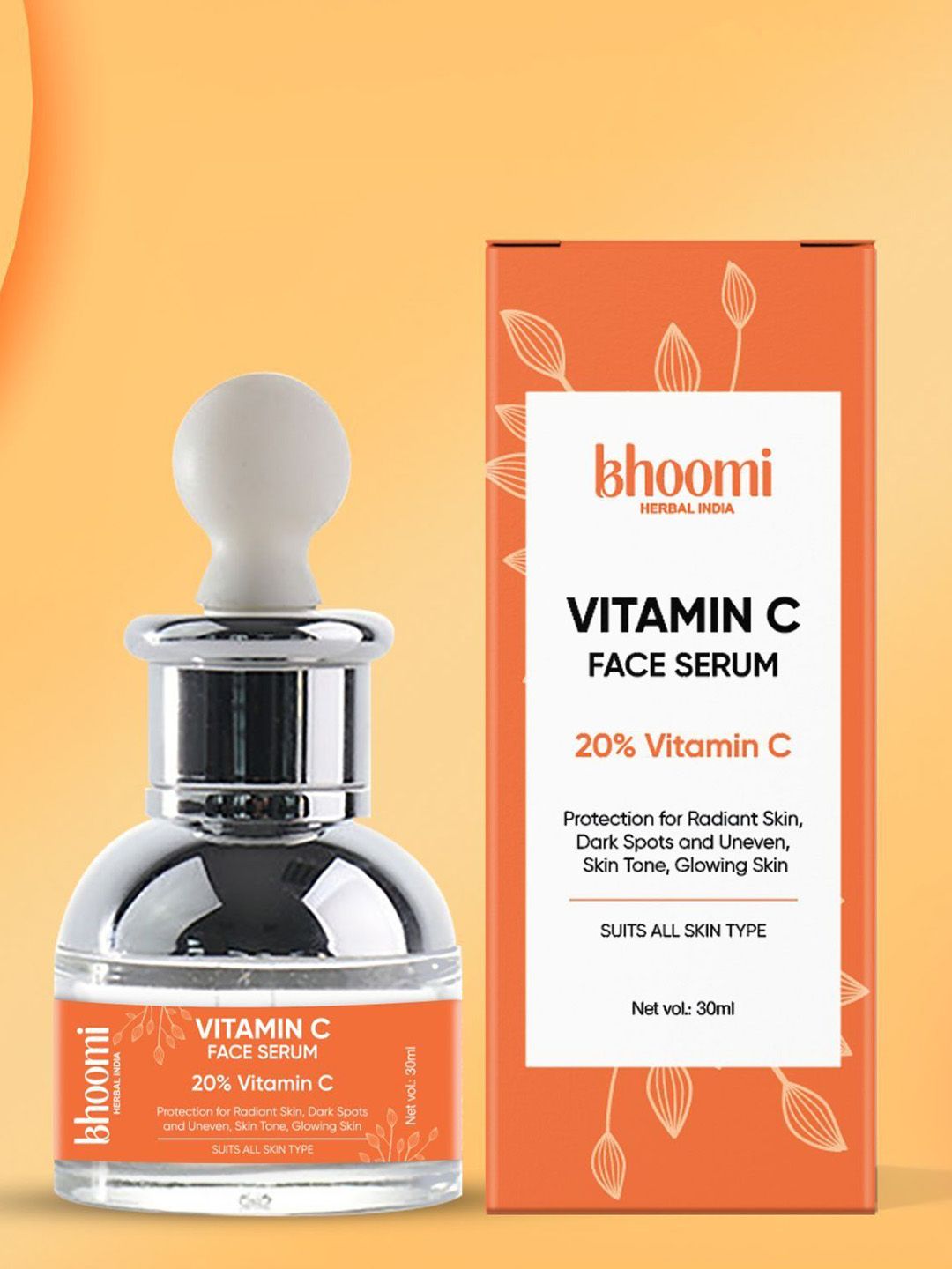 BHOOMI HERBAL INDIA Vitamin C Face Serum- 30 ml-picture-12