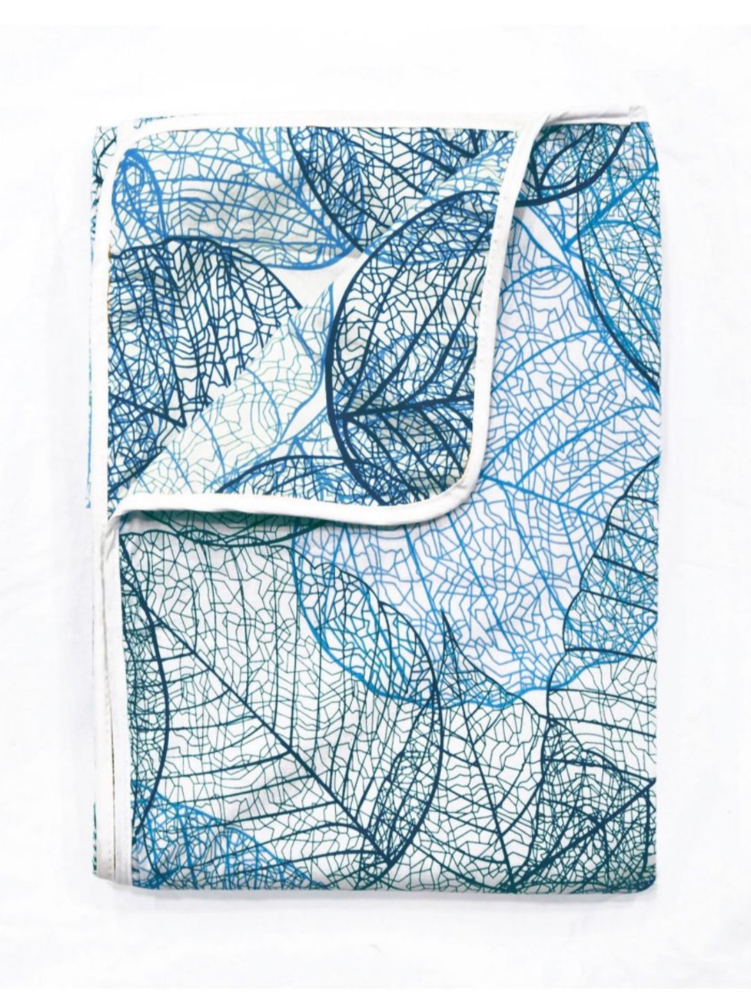 Divine Casa Blue Floral AC Room 120 GSM Single Bed Dohar-picture-16