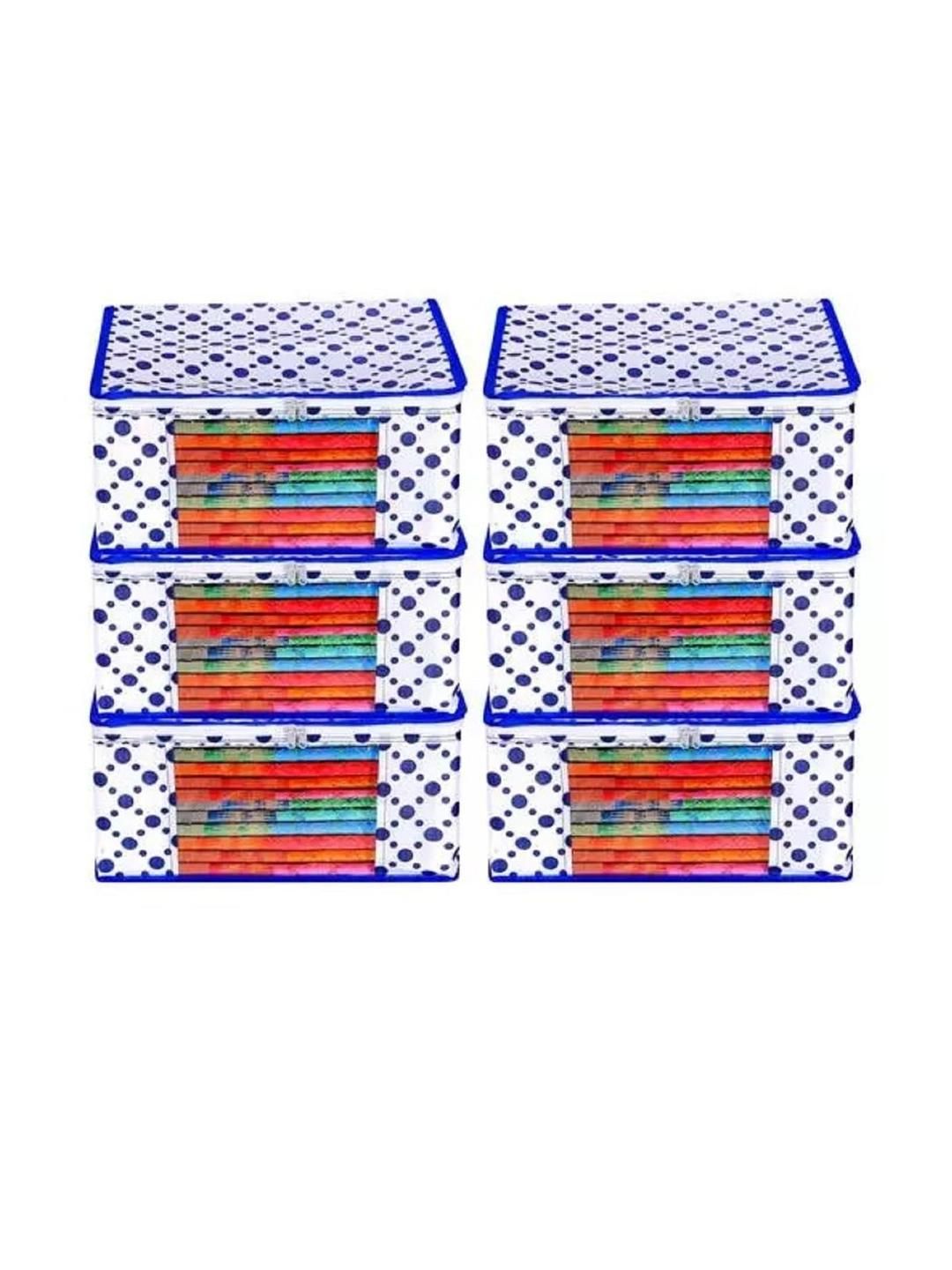AMAK INC Blue Fabric Multi-Utility Wardrobe Organisers-picture-14