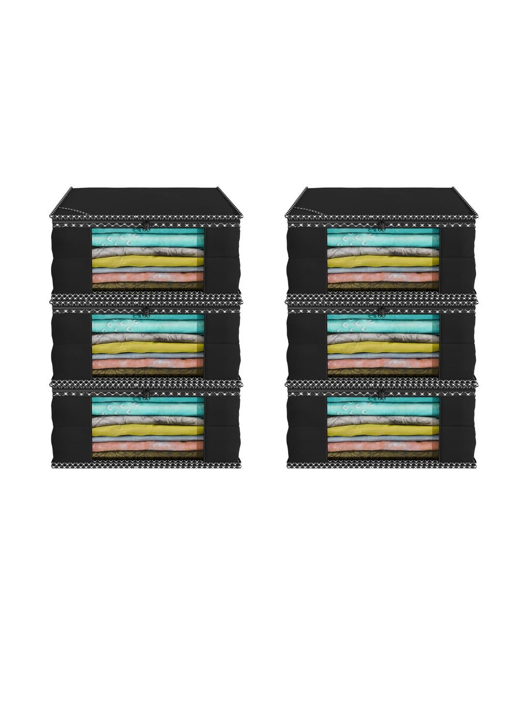 AMAK INC Black Fabric Multi-Utility Wardrobe Organisers-picture-21