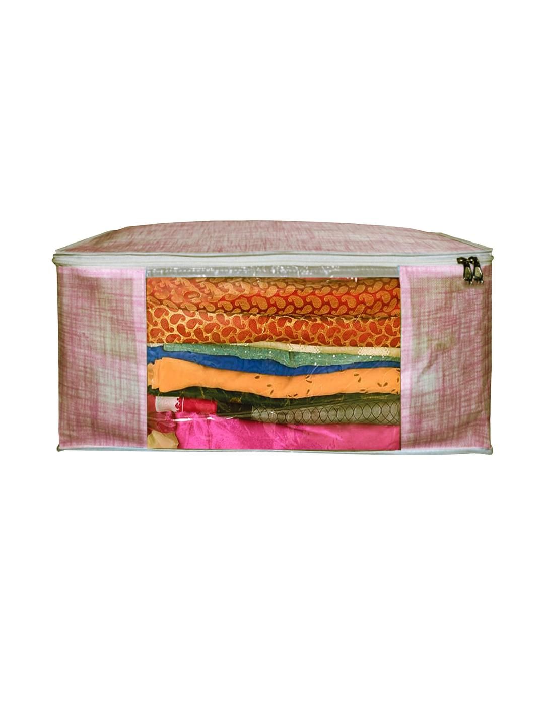 AMAK INC Orange Fabric Multi-Utility Wardrobe Organisers-picture-35