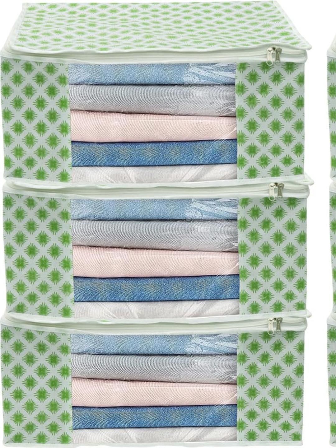 AMAK INC Green Fabric Multi-Utility Wardrobe Organisers-picture-44