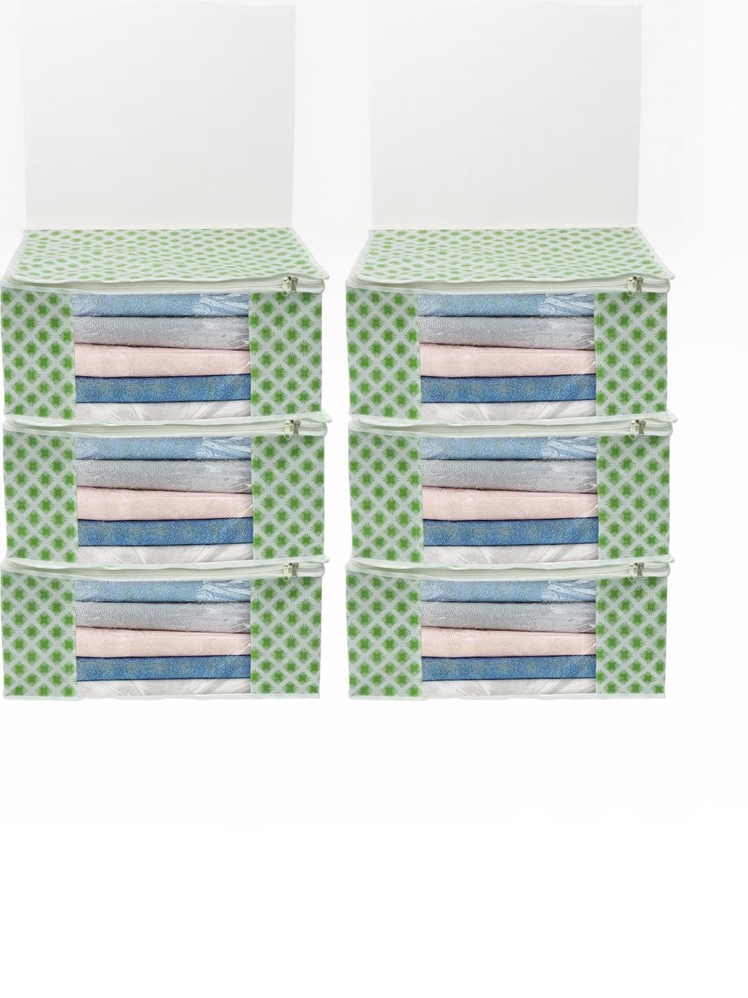 AMAK INC Green Fabric Multi-Utility Wardrobe Organisers-picture-0