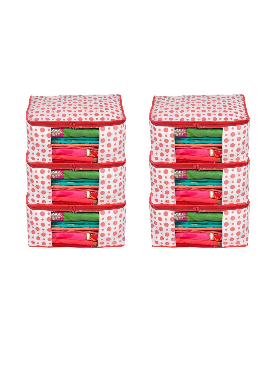 AMAK INC Red Fabric Multi-Utility Wardrobe Organisers-picture-40